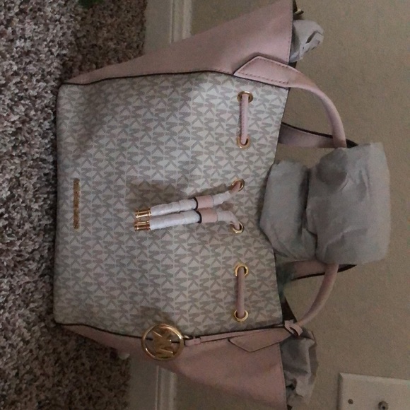 Large two toned bucket bag - Picture 8 of 9